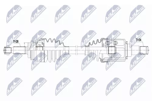 NTY NTY NPW-CT-125 NTY NPW-CT-125 Drive Shaft 