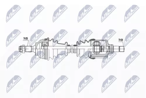 NTY NPW-CT-139 Drive Shaft