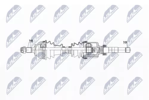 NTY NTY NPW-CT-140 NTY NPW-CT-140 Drive Shaft 