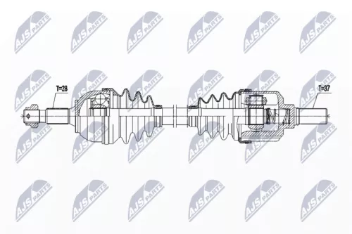 NTY NTY NPW-CT-141 NTY NPW-CT-141 Drive Shaft 