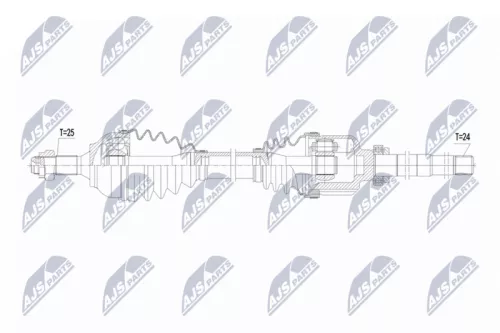 NTY NPW-CT-160 Drive Shaft
