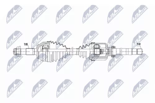 NTY NTY NPW-CT-164 NTY NPW-CT-164 Drive Shaft 