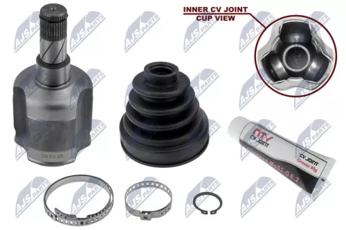 NTY NTY NPW-DW-014 Front Left NTY Cv Joint & Boot Kit 
