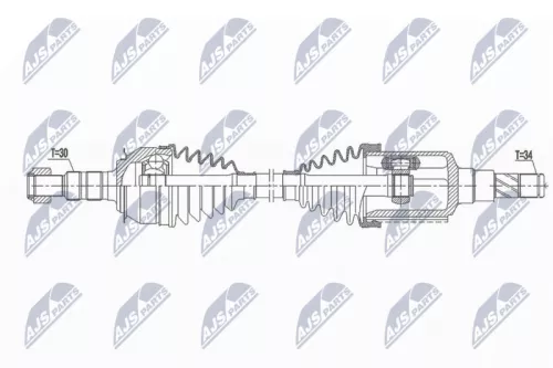 NTY NTY NPW-DW-037 NTY NPW-DW-037 Drive Shaft 