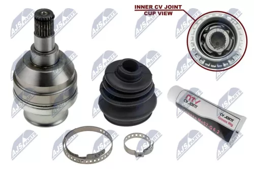 NTY NTY NPW-DW-044 Front Front Left Front Right NTY Cv Joint & Boot Kit 