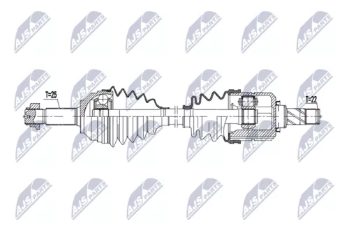 NTY NTY NPW-DW-067 NTY NPW-DW-067 Drive Shaft 