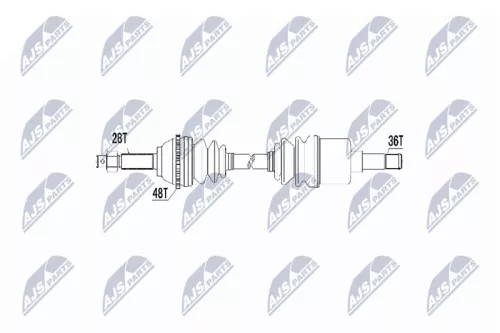 NTY NPW-FR-031 Drive Shaft