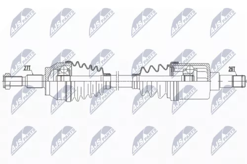 NTY NPW-FR-045 Drive Shaft