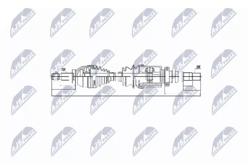 NTY NPW-FR-054 Drive Shaft