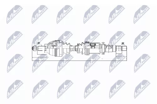 NTY NPW-FR-056 Drive Shaft