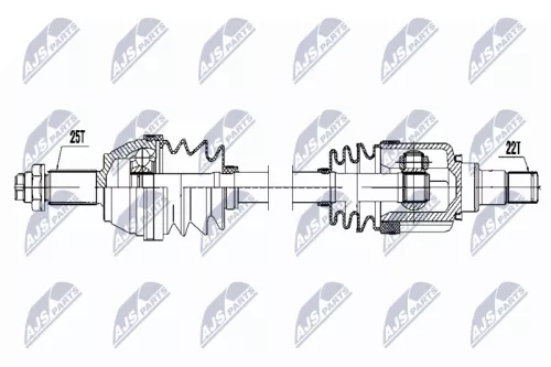 NTY NPW-FR-079 Drive Shaft