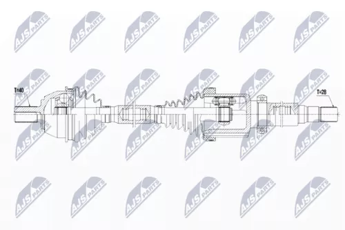 NTY NTY NPW-FR-080 NTY NPW-FR-080 Drive Shaft 