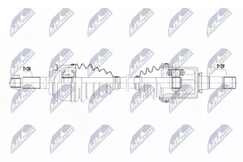 NTY NPW-FR-088 Drive Shaft