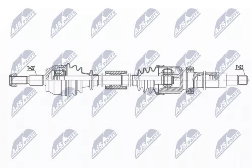 NTY NTY NPW-FR-113 NTY NPW-FR-113 Drive Shaft 