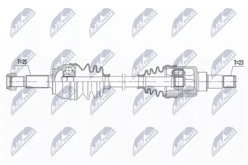 NTY NTY NPW-FR-119 NTY NPW-FR-119 Drive Shaft 