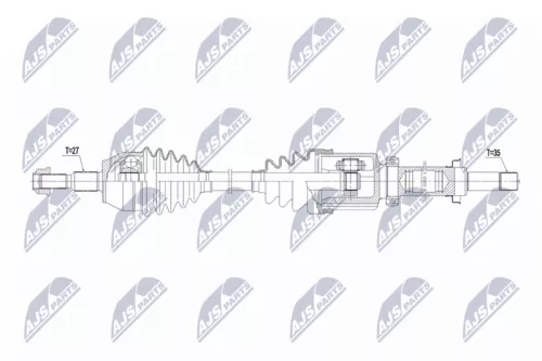 NTY NPW-FR-178 Drive Shaft