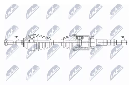 NTY NTY NPW-FR-180 NTY NPW-FR-180 Drive Shaft 