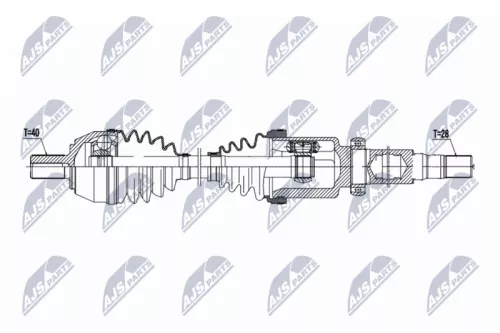 NTY NTY NPW-FR-181 NTY NPW-FR-181 Drive Shaft 