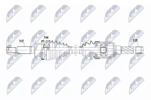 NTY NTY NPW-FR-182 NTY NPW-FR-182 Drive Shaft 