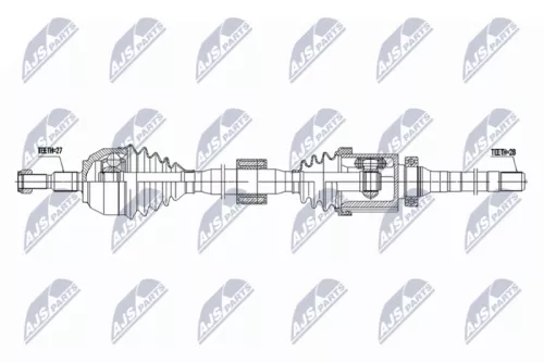 NTY NTY NPW-FR-184 NTY NPW-FR-184 Drive Shaft 