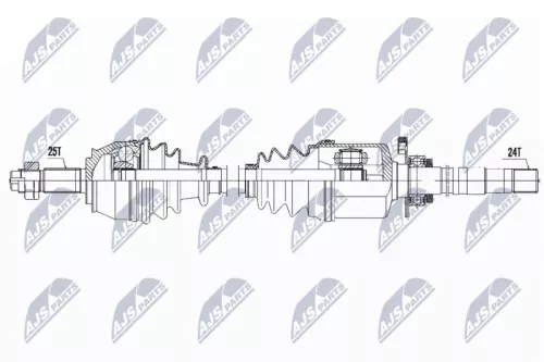 NTY NPW-FT-020 Drive Shaft