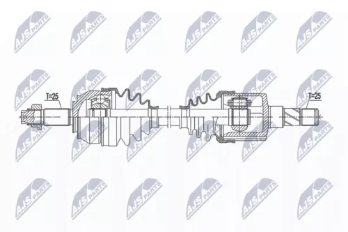 NTY NPW-FT-043 Drive Shaft