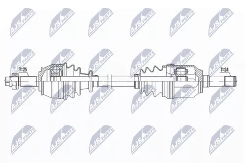 NTY NTY NPW-FT-047 NTY NPW-FT-047 Drive Shaft 