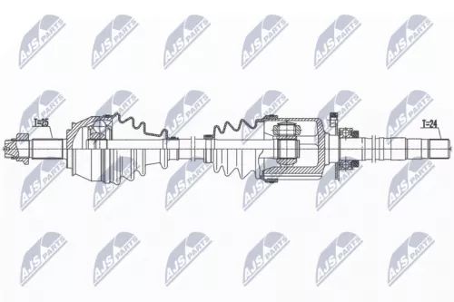 NTY NTY NPW-FT-051 NTY NPW-FT-051 Drive Shaft 