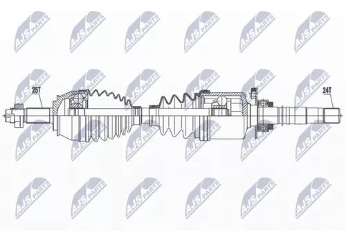 NTY NTY NPW-FT-053 NTY NPW-FT-053 Drive Shaft 