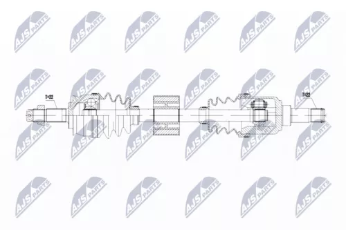 NTY NTY NPW-FT-069 NTY NPW-FT-069 Drive Shaft 
