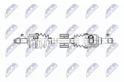 NTY NPW-FT-071 Drive Shaft
