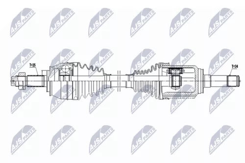 NTY NTY NPW-FT-097 NTY NPW-FT-097 Drive Shaft 