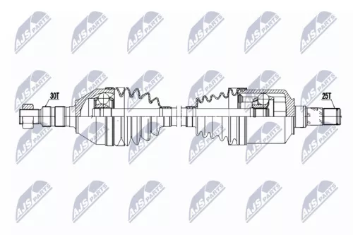 NTY NTY NPW-FT-099 NTY NPW-FT-099 Drive Shaft 