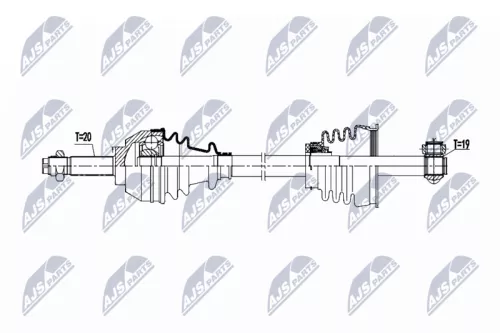 NTY NTY NPW-FT-107 NTY NPW-FT-107 Drive Shaft 