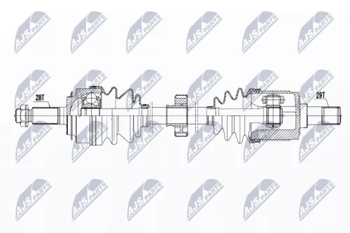 NTY NTY NPW-HD-043 NTY NPW-HD-043 Drive Shaft 