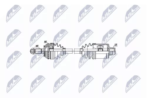 NTY NTY NPW-HD-045 NTY NPW-HD-045 Drive Shaft 