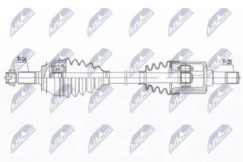 NTY NTY NPW-HD-052 NTY NPW-HD-052 Drive Shaft 