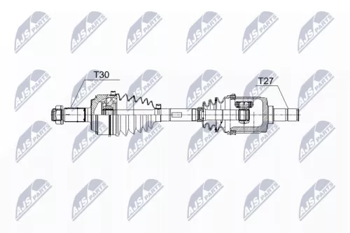 NTY NPW-HD-060 Drive Shaft