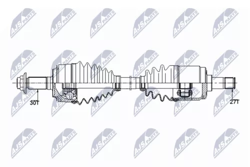 NTY NTY NPW-HD-071 NTY NPW-HD-071 Drive Shaft 