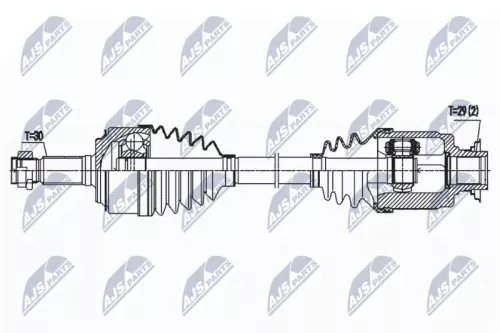 NTY NPW-HD-089 Drive Shaft
