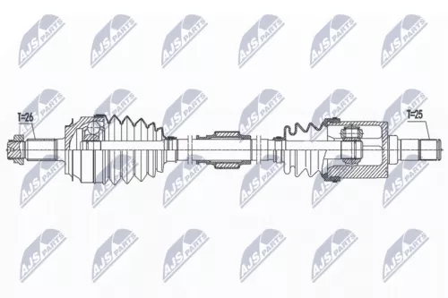 NTY NTY NPW-HD-092 NTY NPW-HD-092 Drive Shaft 