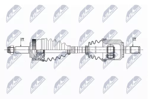 NTY NTY NPW-HY-545 NTY NPW-HY-545 Drive Shaft 