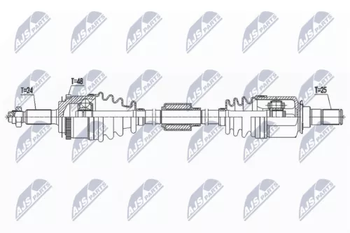 NTY NPW-HY-547 Drive Shaft