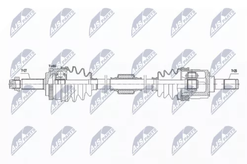 NTY NTY NPW-HY-579 NTY NPW-HY-579 Drive Shaft 