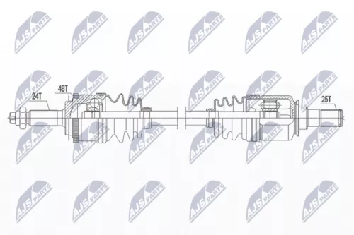 NTY NPW-HY-585 Drive Shaft