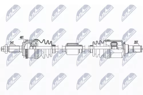 NTY NPW-HY-587 Drive Shaft