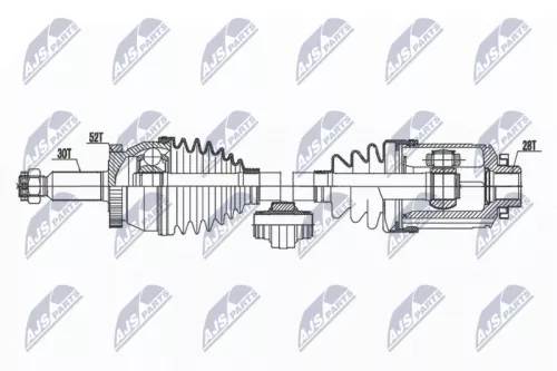 NTY NPW-HY-599 Drive Shaft