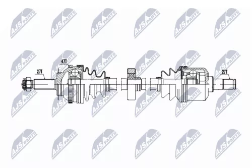 NTY NTY NPW-HY-607 NTY NPW-HY-607 Drive Shaft 