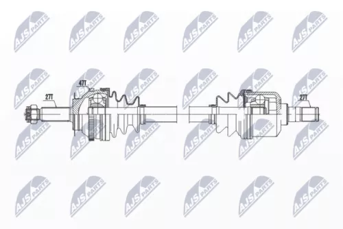 NTY NTY NPW-HY-609 NTY NPW-HY-609 Drive Shaft 