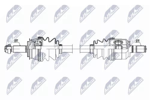 NTY NTY NPW-HY-615 NTY NPW-HY-615 Drive Shaft 